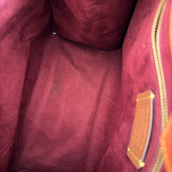 Field Carriage & Signature Coated Canvas Tote - Picture 7 of 8